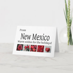 New Mexico Weihnachtskarte, Staat spezifisch Feiertagskarte