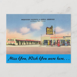 New Mexico, Western Courts, Lordsburg Postkarte