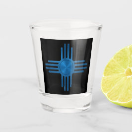 New Mexico Zia Sonne Schnapsglas