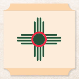 New Mexico Zia Sonnen Weihnachten  Untersetzer