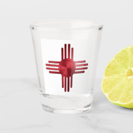 New Mexico Zia Sun  Schnapsglas