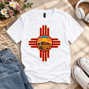 New Mexico Zia Sun Wüsten Vintage T-Shirt