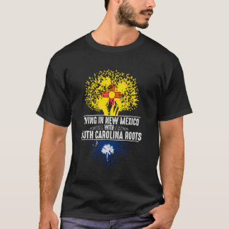 New Mexico Zuhause South Carolina Roots Staat Tree T-Shirt