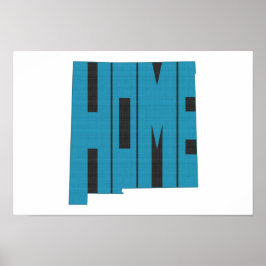 New Mexico Zuhause Staaten Poster