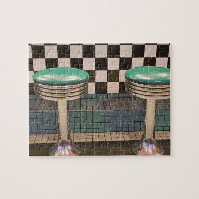 New Mexiko, Albuquerque. Das Restaurant 66 entlang Puzzle (Horizontal)