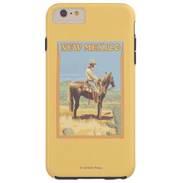 New Mexiko des Cowboy-(Seitenansicht) Case-Mate iPhone Hülle (Rückseite)