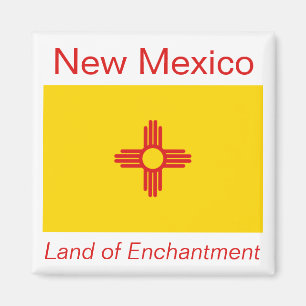 New Mexiko-Flaggen-Magnet Magnet