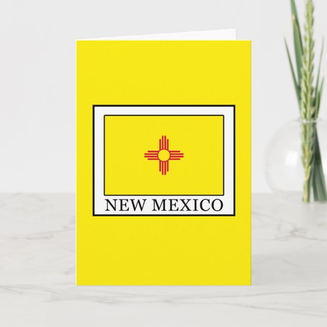 New Mexiko Karte (Vorderseite)