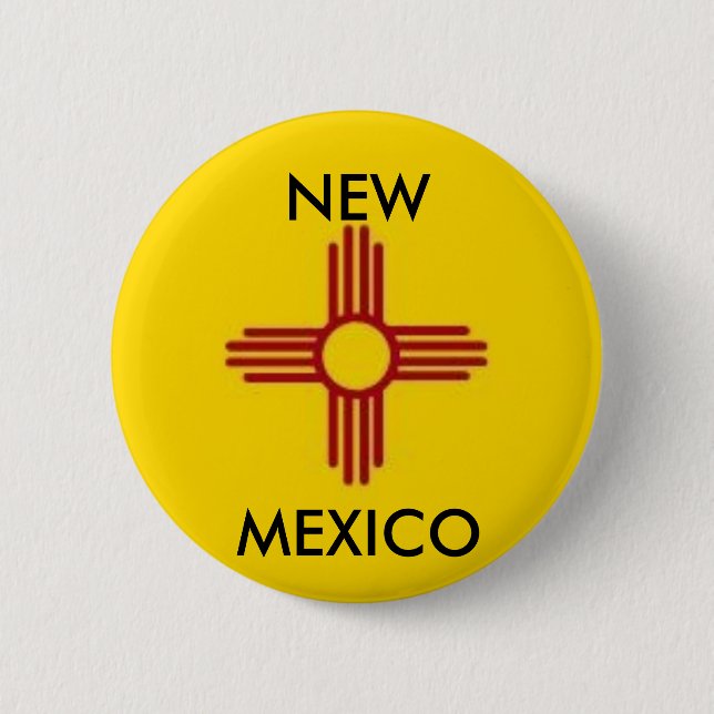 New Mexiko-Knopf Button (Vorderseite)