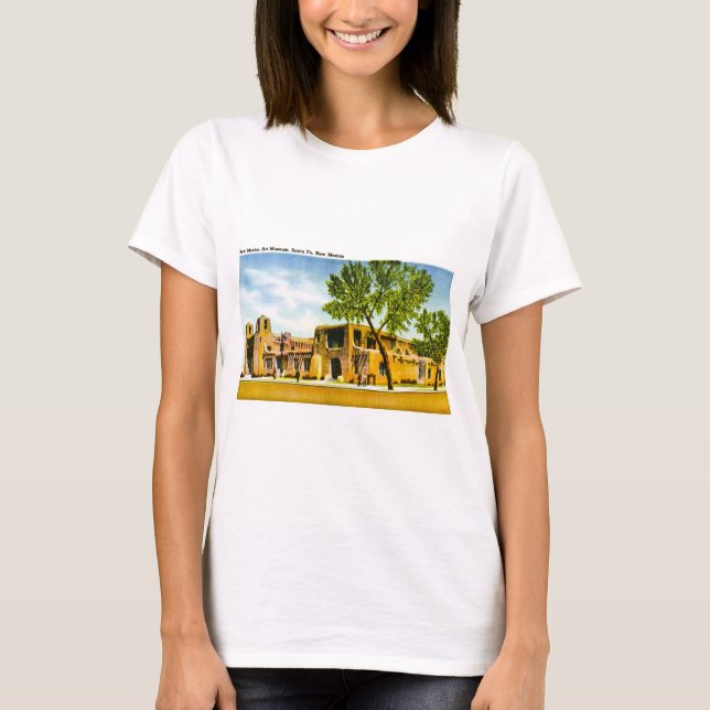 New Mexiko-Kunst-Museum, Santa Fe, New Mexiko T-Shirt (Vorderseite)