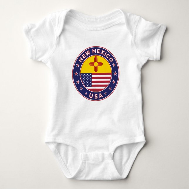 New Mexiko, New Mexiko, legging, t-shirt, Baby Strampler (Vorderseite)