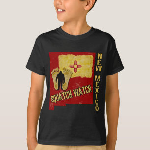 New Mexiko Squatch Uhr T-Shirt