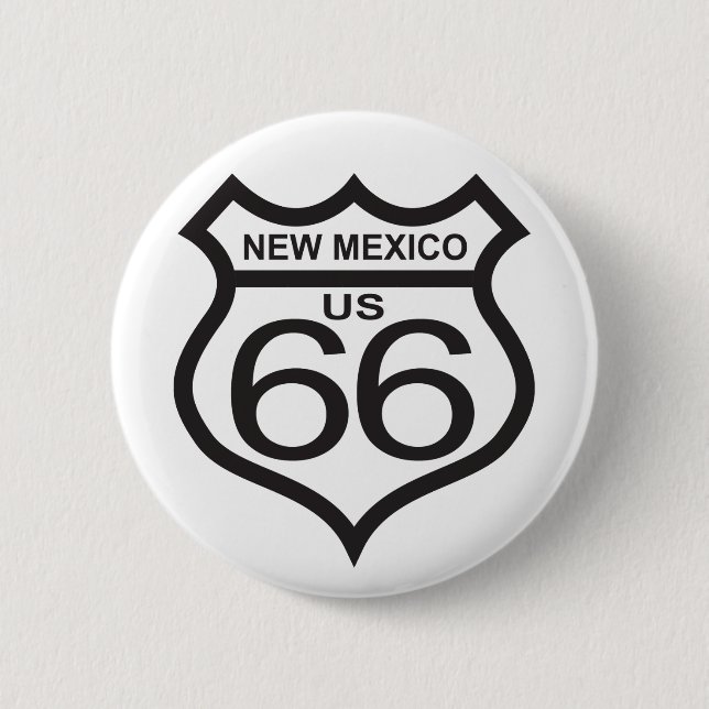New Mexiko US-Weg 66 Button (Vorderseite)