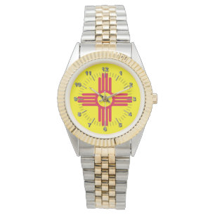 New Mexikoflagge Armbanduhr