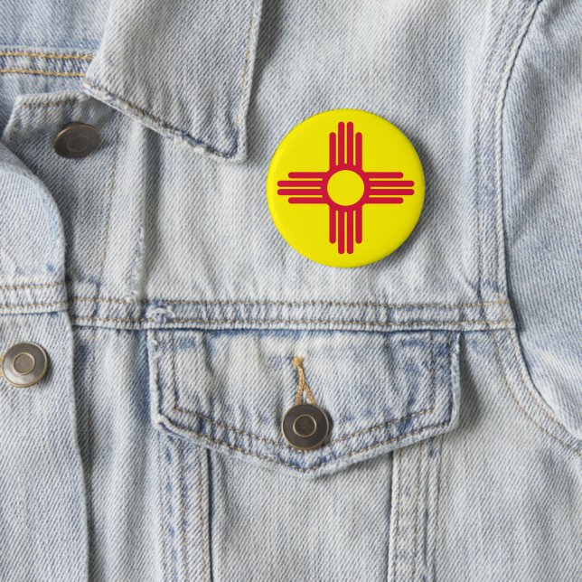 New Mexikoflagge Button (Beispiel)