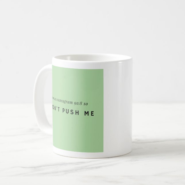 *NEW* Millenneagram 9w8 Tasse (Vorderseite Links)