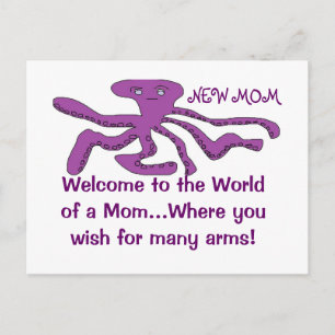 New Mom card Postkarte