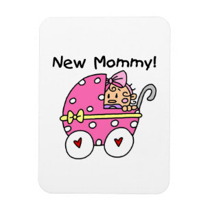 New Mommy Baby Girl Gifts Magnet