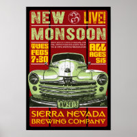 New Monsoon Sierra Nevada Brewing CO 2013 Poster