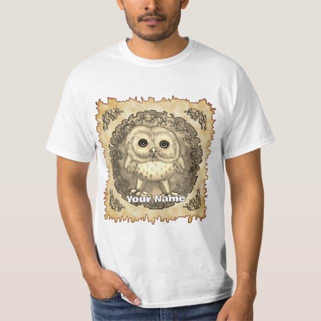 New Moon Baby Owl T-Shirt (Vorderseite)