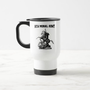 New Moral Army™ St. George & Dragon Logo Reisebecher