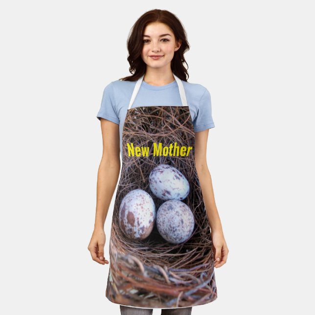New Mother All-Over Print Apron, Medium Schürze (Getragen)