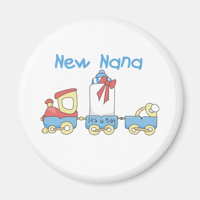 New Nana - Train Tshirts und Geschenke Magnet (Vorne)
