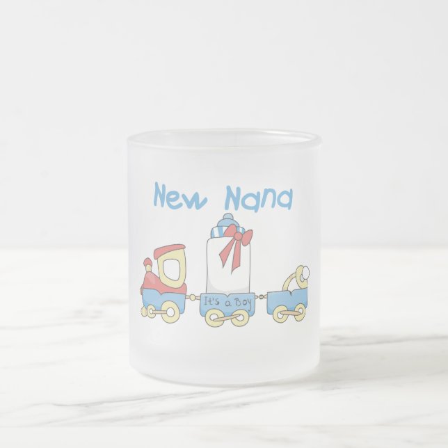 New Nana - Train Tshirts und Geschenke Mattglastasse (Mittel)