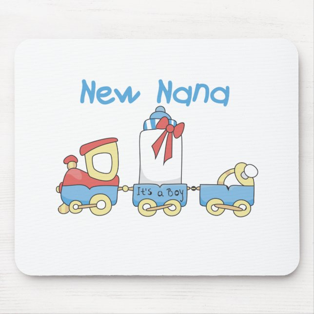 New Nana - Train Tshirts und Geschenke Mousepad (Vorne)