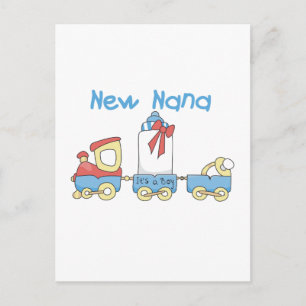 New Nana - Train Tshirts und Geschenke Postkarte
