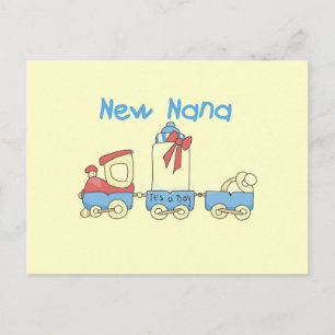 New Nana - Train Tshirts und Geschenke Postkarte