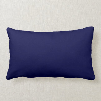 New Navy Blue Solid Lumbar Pillow Gift Lendenkissen