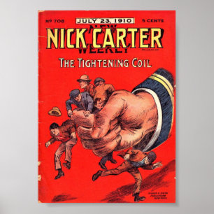 New Nick Carter Weekly 708 - The Tighting Coil Poster