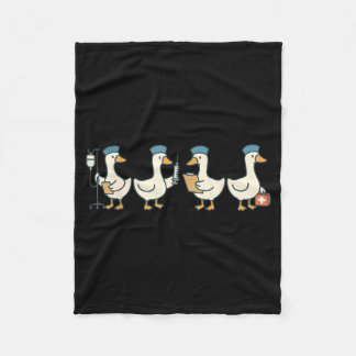 New nurse graduation goose school nursing fleecedecke