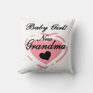 New Oma Baby Girl Pink Heart Geschenke Kissen