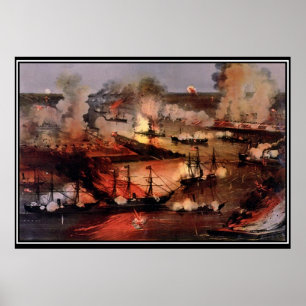 New Orleans 1862 Ziviler Krieg in Amerika Poster