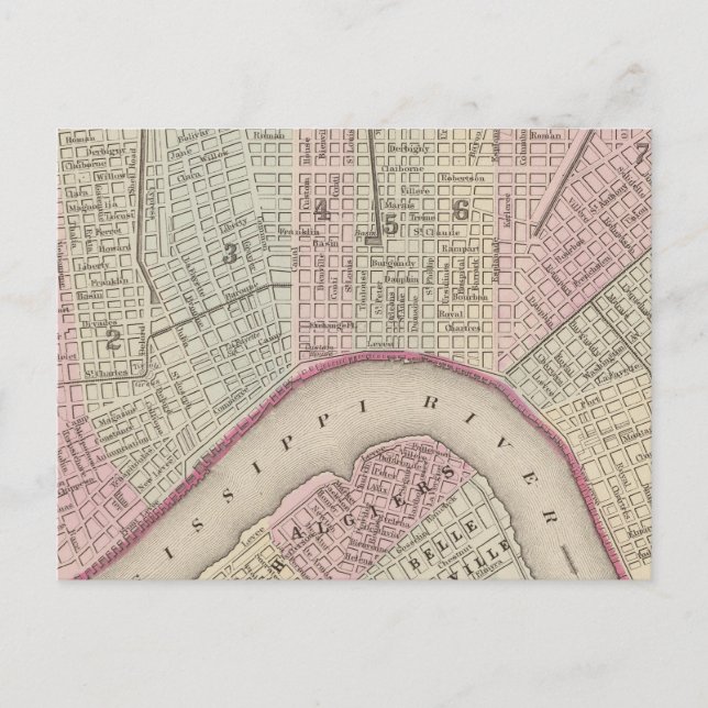 New Orleans 3 Postkarte (Vorderseite)