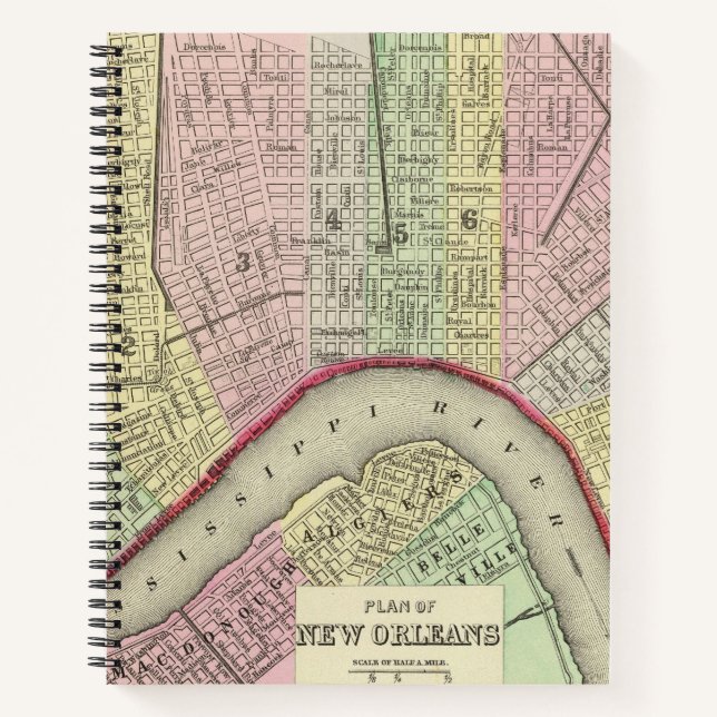 New Orleans 4 Notizbuch (Vorderseite)