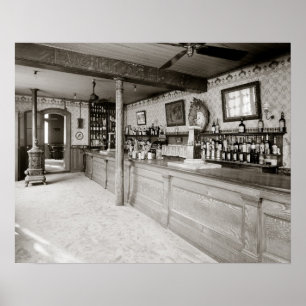 New Orleans Absinthe Room, 1906. Vintages Foto Poster