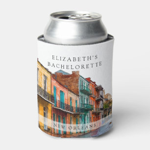 New Orleans Aquarell-Junggesellinnen-Wochenende Dosenkühler