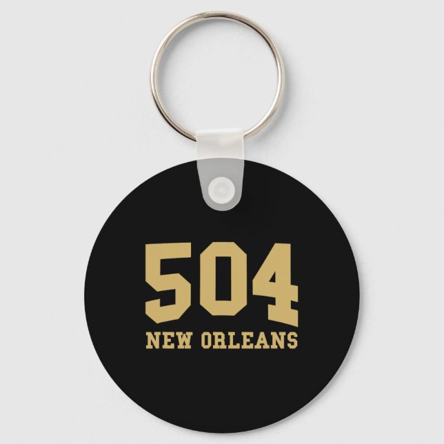 New Orleans Area Code 504 - Hometown Pride - Clic  Schlüsselanhänger (Vorderseite)