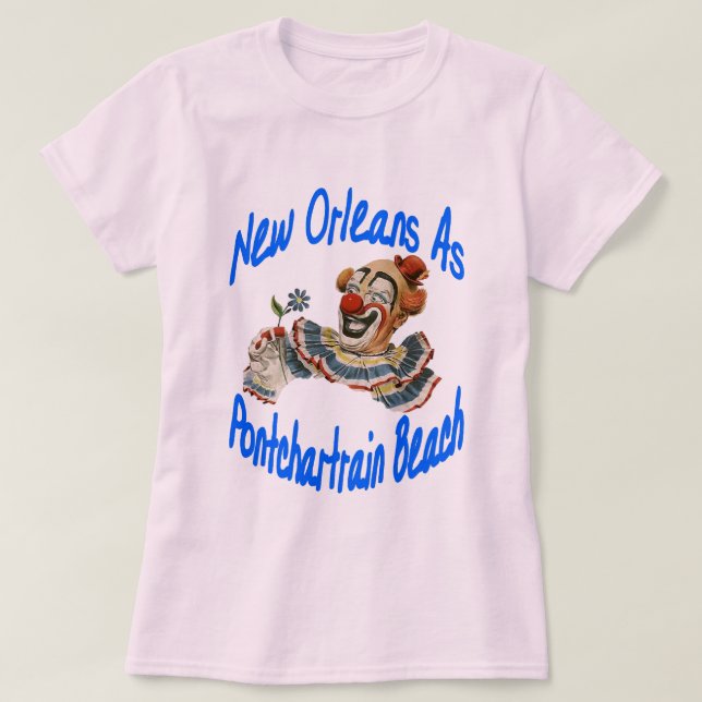 New Orleans As Pontchartrain Beach T-Shirt (Design vorne)