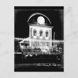 New Orleans at Night, 1903 Vintage Postkarte