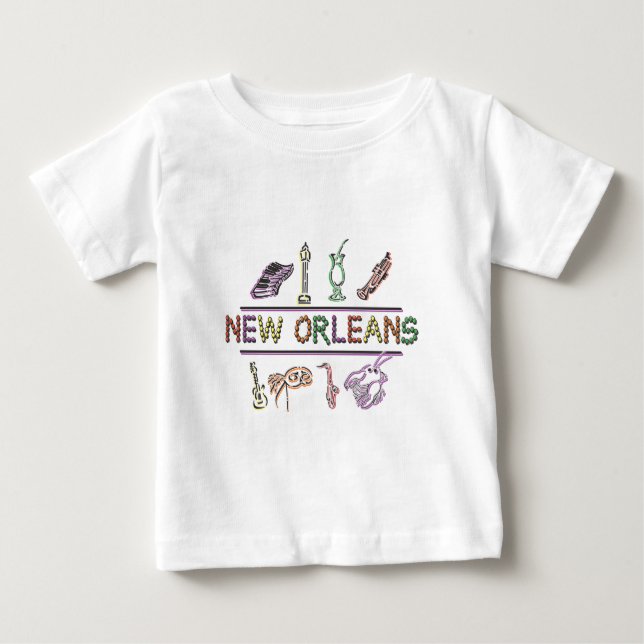 New Orleans Baby T-shirt (Vorderseite)