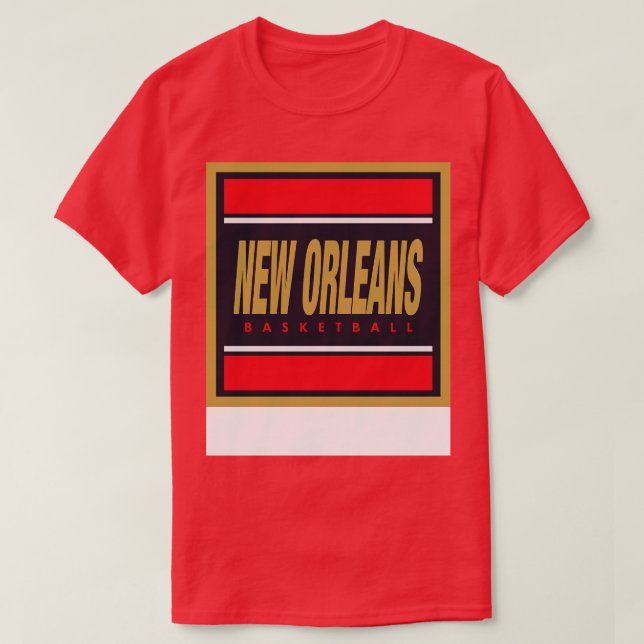 New Orleans Basketball TShirt (Design vorne)