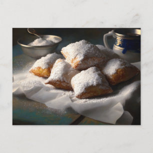 New Orleans Beignets Postkarte