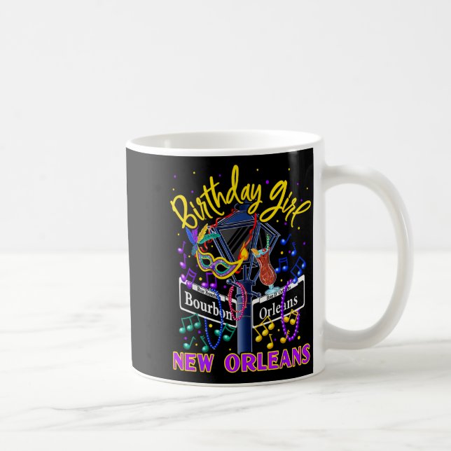 New Orleans Birthday Girl's French Quarter Birthda Kaffeetasse (Rechts)