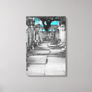 New Orleans Blau Leinwanddruck
