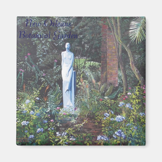 New Orleans Botanischer Garten Magnet (Vorne)