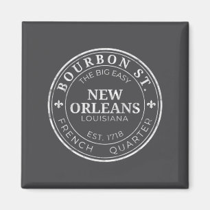 New Orleans Bourbon St The Big Easy Louisiana USA Magnet